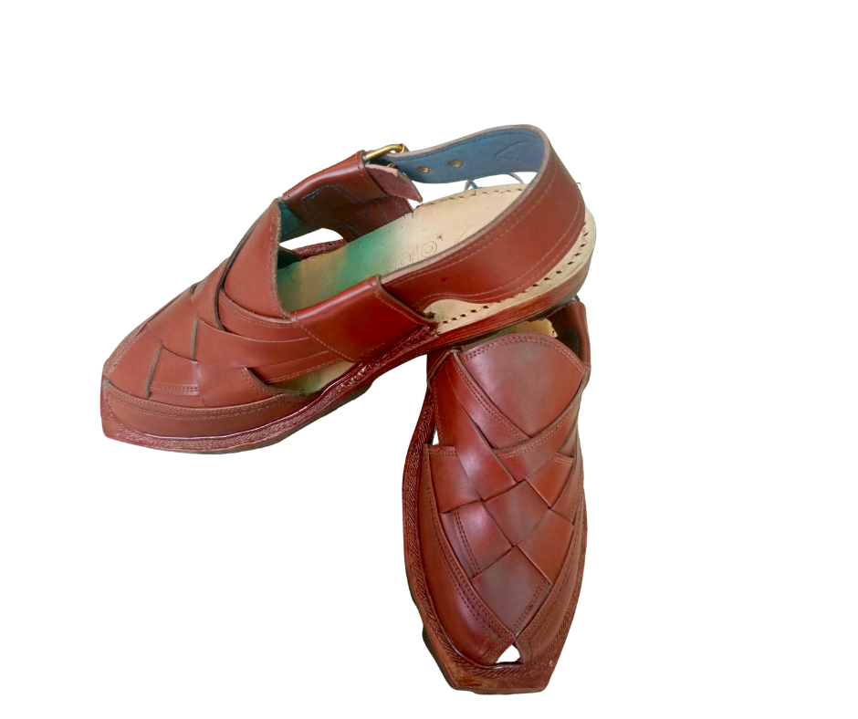 Red Norozi Premium Hand Made Chappal