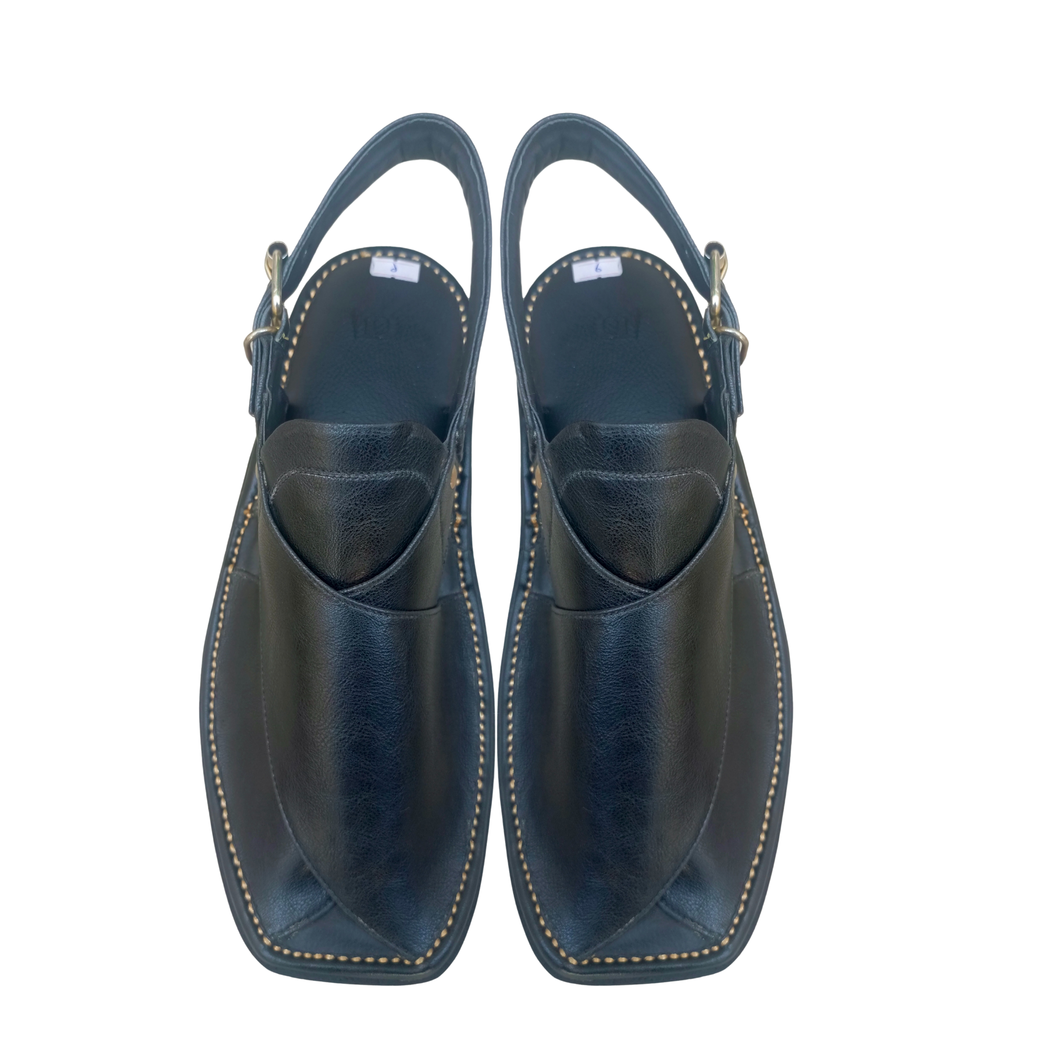 Zardari black premium hand made chappal