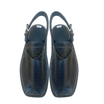 Zardari black premium hand made chappal