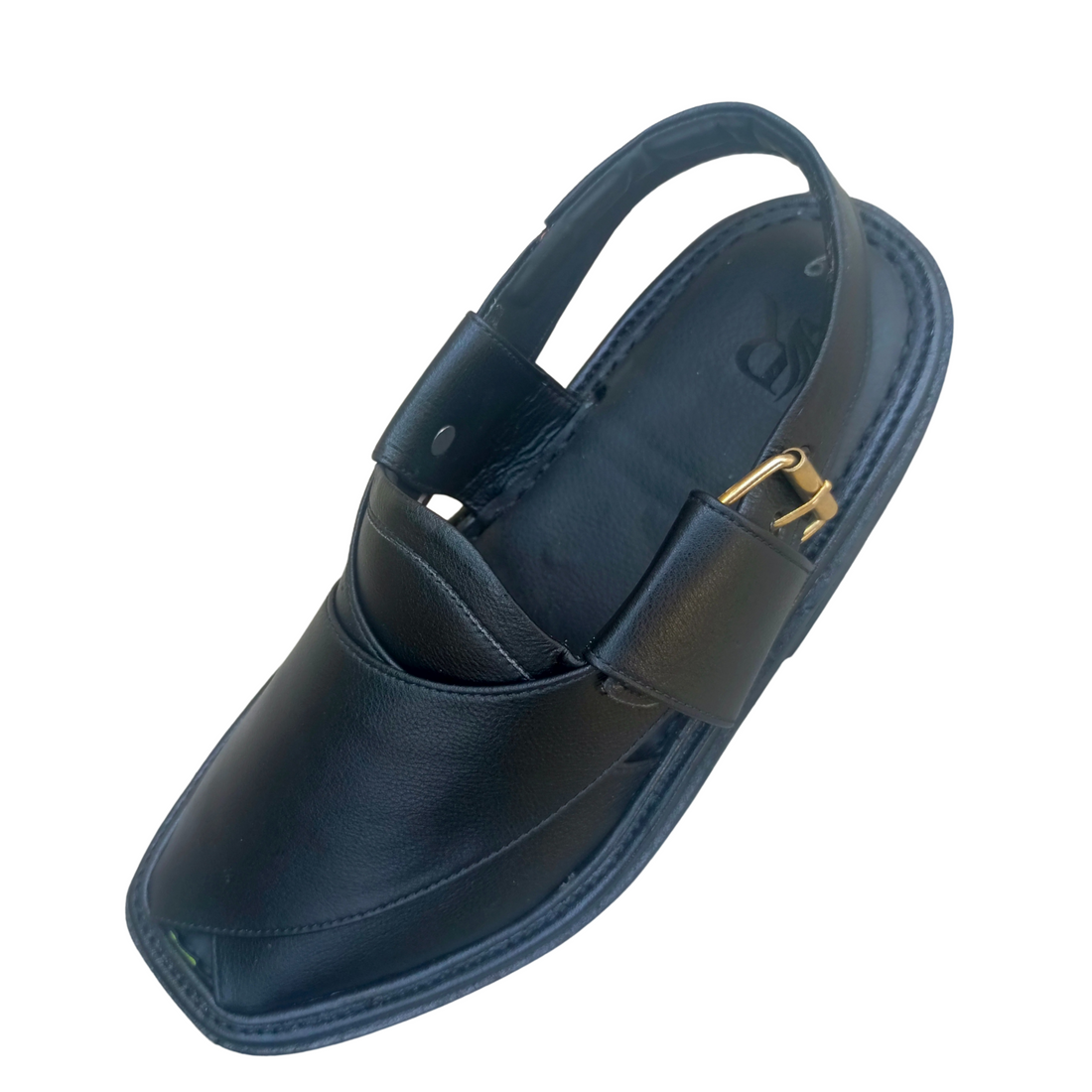 Zalmi Black Hand made premium chappal