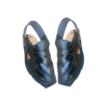 Black Norozi hand made Chappal