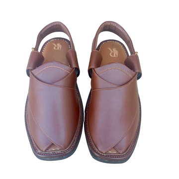 Zalmi brown premium hand made chappal