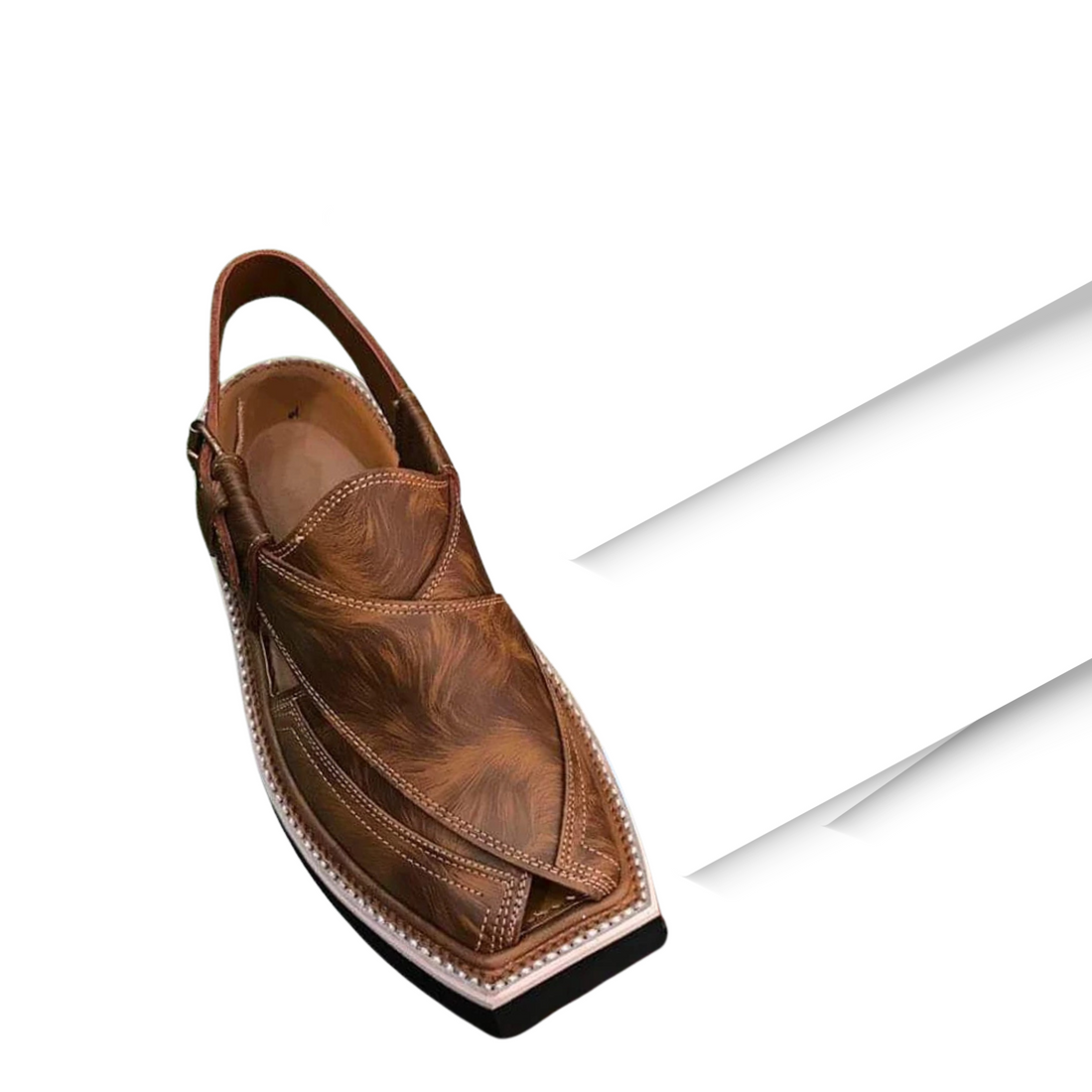 Double shade kaptan premium hand made chappal Made on Demand