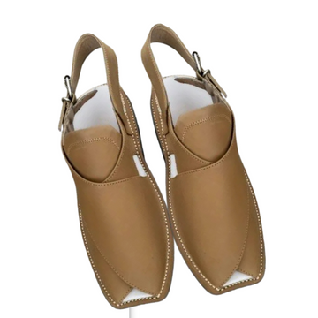 Zardari light brown premium hand made chappal