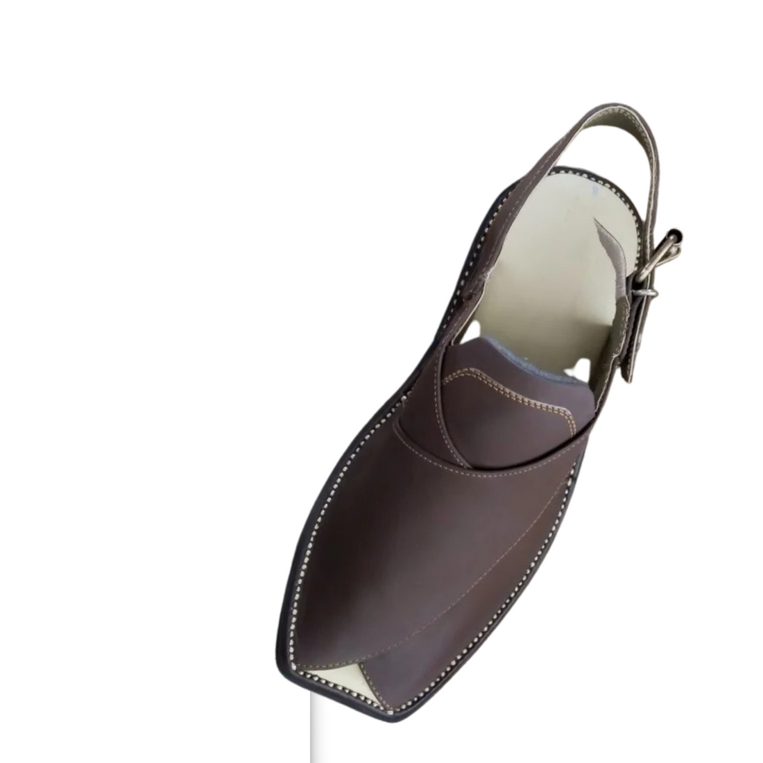 Zardari chocolate brown premium hand made chappal