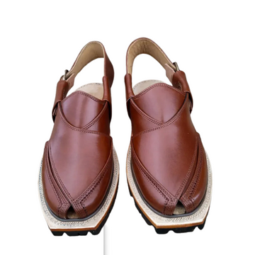 Norozi Brown premium hand made chappal (Made on Demand)