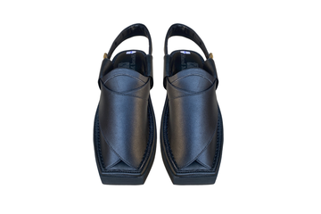 Black kaptan premium Hand made chappal